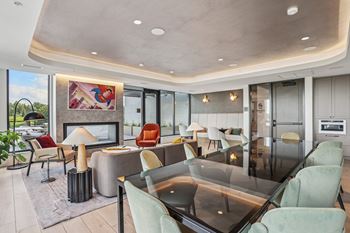 Sky Lounge with Private Dining and Outdoor deck with Grills at The Mera in St. Louis Park, 55426